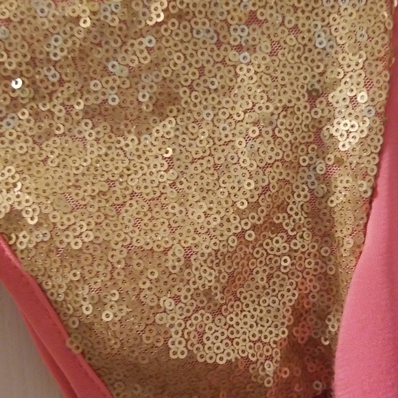 Pink, gold sequin top! - Picture 2 of 3